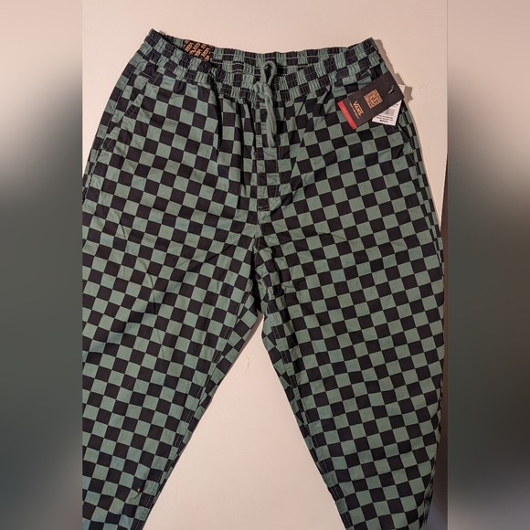 Vans range baggy tapered elastic waist jogger pants men's size M - Picture 3 of 10